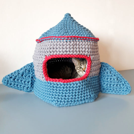 Space Cat - Casita para gatos