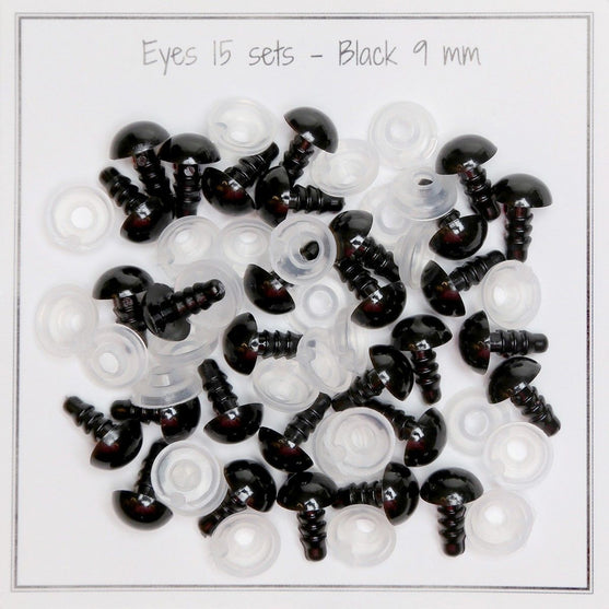 

Ojos de seguridad - 9 mm - Go Handmade
1