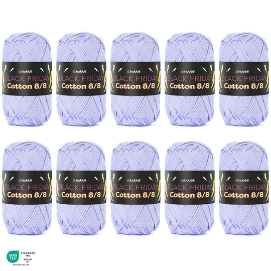 Black Friday Cotton 8/8 Color Pack (Edición Limitada) - Hobbii