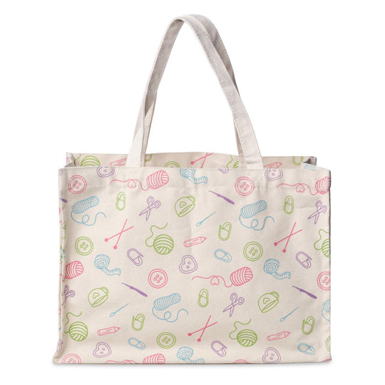 Canvas Shopper con cierre de cordón - Hobbii