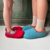 

Pantuflas de lana - Pantuflas de Fieltro
5