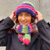 

Merry Me - Gorro y bufanda de alpaca cepillada
3