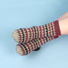 

Calcetines de patrón Fair Isle
3