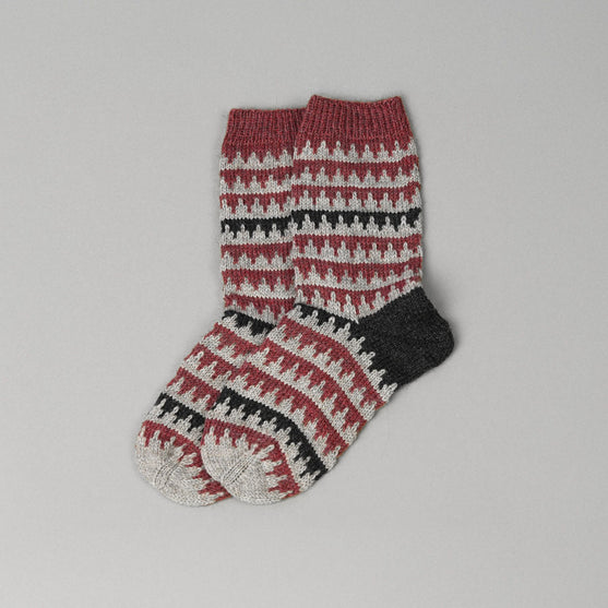 

Calcetines de patrón Fair Isle
4