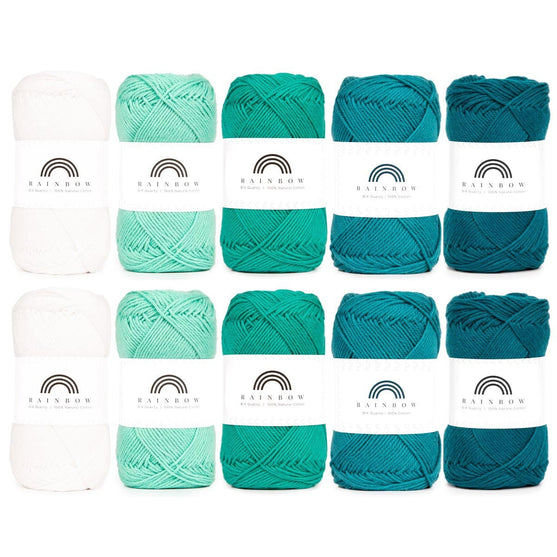 

Rainbow Cotton 8/4 Color Pack (11-16) - Hobbii
1