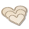 

Base de la cesta - Forma de corazón - Hobbii
1