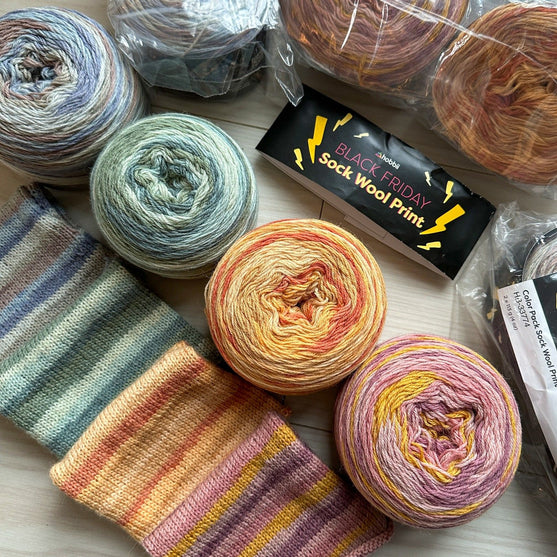 

Black Friday Sock Wool Print Color Pack (Edición Limitada) - Hobbii
2