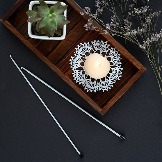 

Ganchillo tunecino de aluminio - KnitPro
2