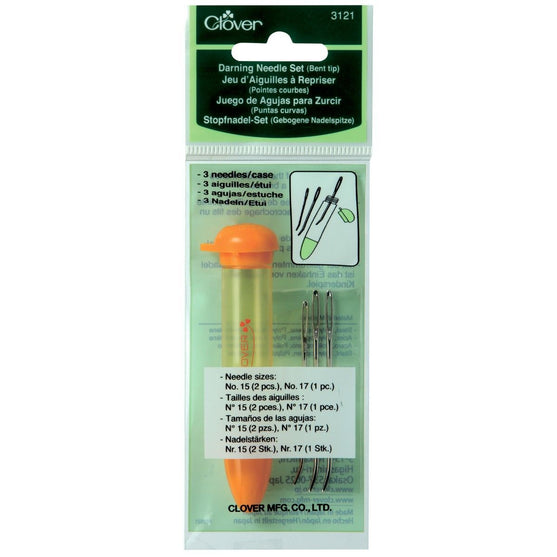 

Agujas laneras con punta curva - 3 uds - Clover
2