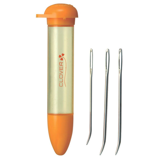 Agujas laneras con punta curva - 3 uds - Clover