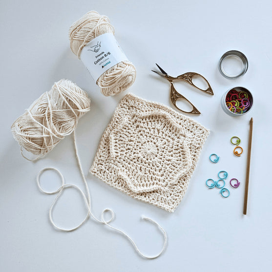 

Compass Rose - Norte - Cuadrado Granny
1