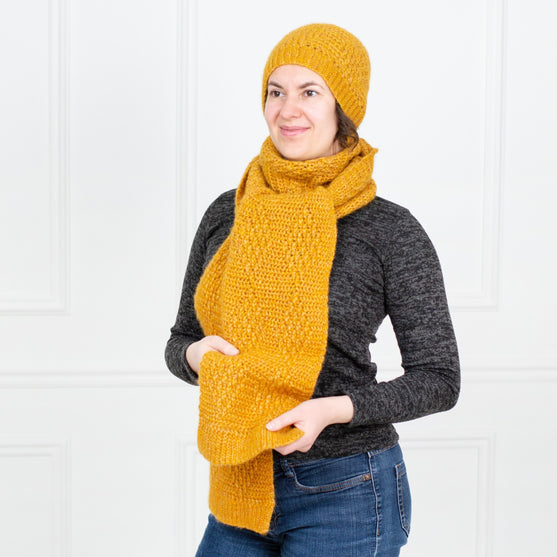 

Beehive - Bufanda y gorro
1