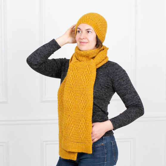 

Beehive - Bufanda y gorro
2