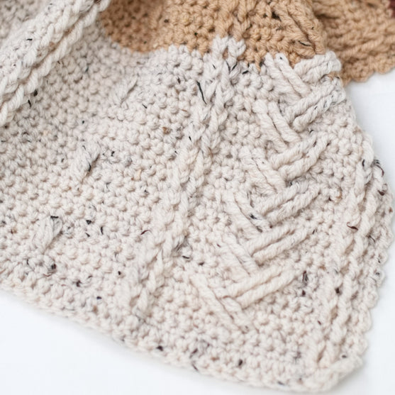 

Happy Bear - Manta y gorrito para bebé
12