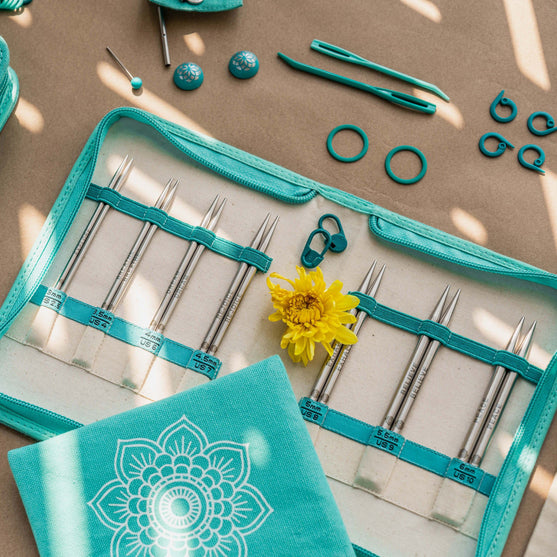 

The Believe Set - Juego de agujas circulares intercambiables - KnitPro
2