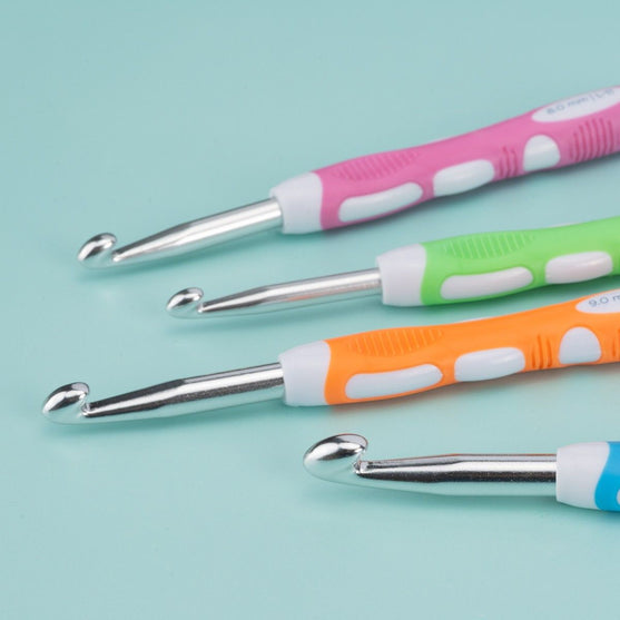 

Juego de agujas de ganchillo Duo Touch - 4 tamaños - Hobbii
4