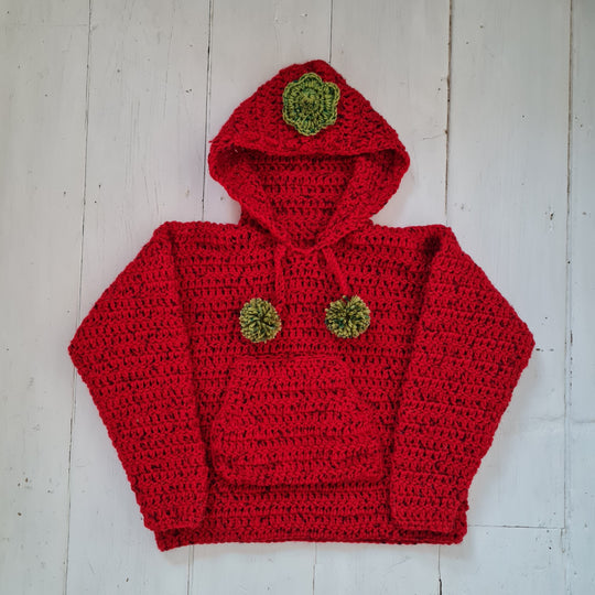 Strawberry - Sudadera con capucha para niños