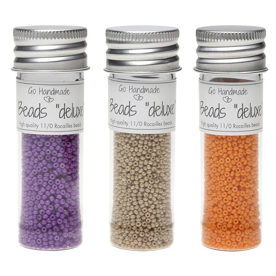 Cuentas de vidrio - 30g - Go Handmade