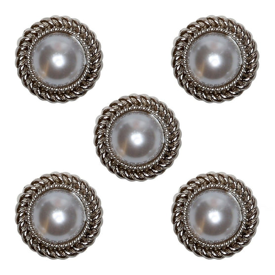 

Botones de perla - 15 mm - 5 piezas - Go Handmade
1