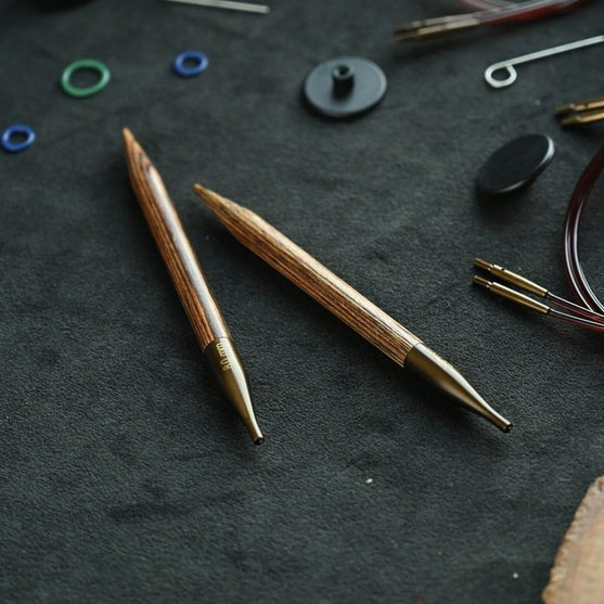 

Ginger - Agujas circulares intercambiables cortas - Abedul - KnitPro
6