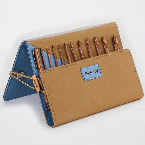 

Ginger - Juego de agujas de ganchillo intercambiables afganas/tunecinas - KnitPro
3