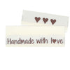 

10 Etiqutas - Handmade with love - 5 cm - Go Handmade
1