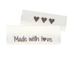 

10 etiquetas - Made with love - 5 cm - Go Handmade
1