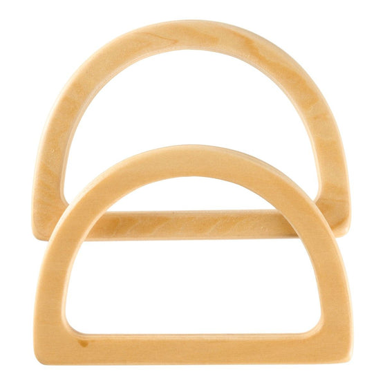 

Asas de bolsa de madera - forma de D - Hobbii
1