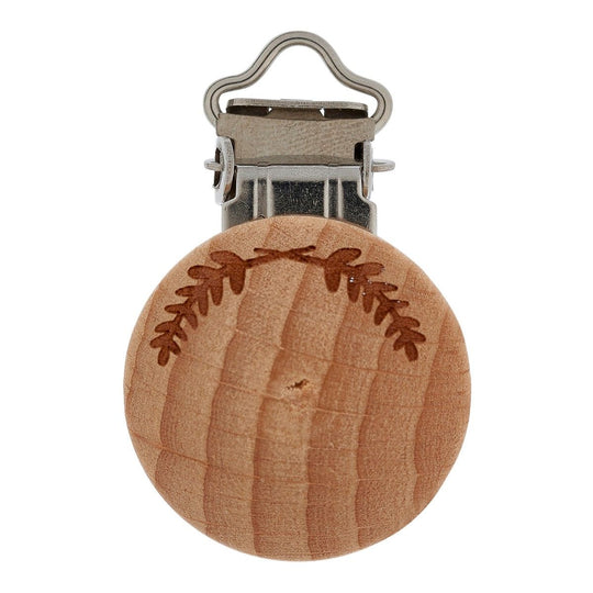 Clip de madera con laureles - Go Handmade