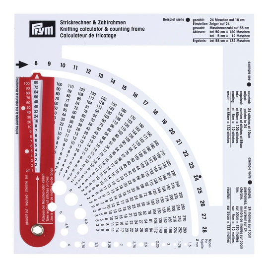 Calculador de tricotar - Prym