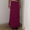

Falda maxi de corte en forma de A - Falda maxi de tiro bajo
4