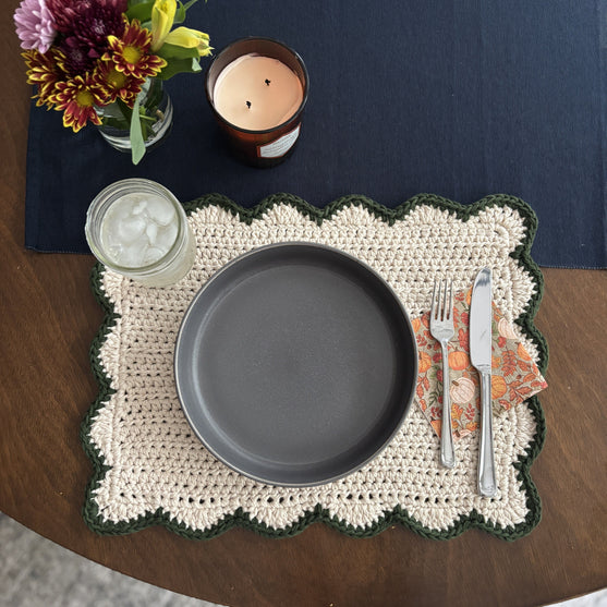 

Scallops - Mantel individual rectangular
1