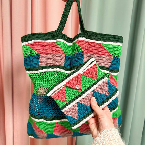 

Retro - Bolsa y bolsito
1