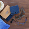 

Set de agujas circulares intercambiables extra cortas DENIM - KnitPro
4