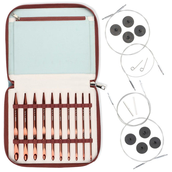 

Juego de ganchillos tunecinos intercambiables - Hobbii X TL Yarn Crafts
1