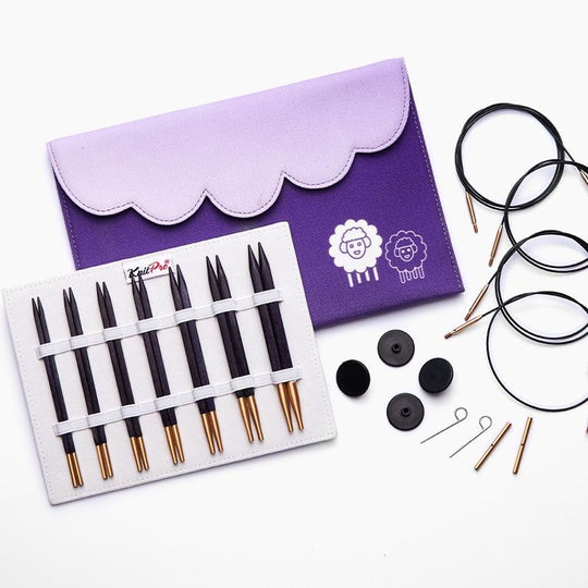 J'Adore Cubics Deluxe Juego de Agujas Circulares Intercambiables - KnitPro
