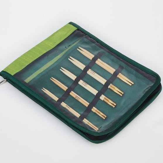 

Set de agujas circulares intercambiables Bamboo - Principiante - KnitPro
5
