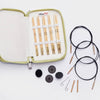 

Set de Agujas Circulares Intercambiables Iniciales de Bambú - KnitPro
1