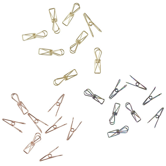 Pinzas metálicas - 8 uds. - Hobbii