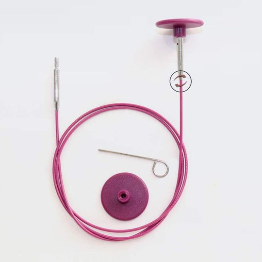 Cable Swivel - Purple - KnitPro