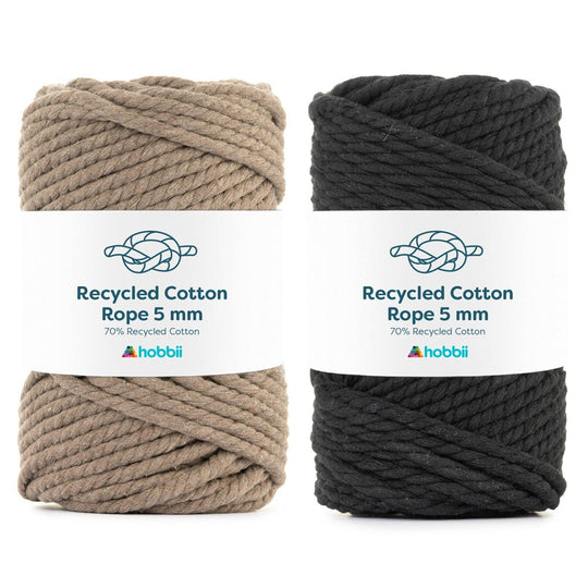 Recycled Cotton Rope (5 mm) - Hobbii
