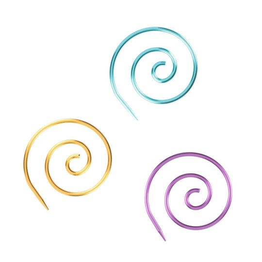 Agujas auxiliares / Agujas de torsión - Espiral - Hobbii