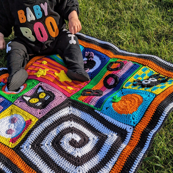 

Baby Boo Blanket - Manta de Bebé de Halloween
3