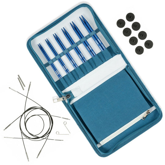 Juego de agujas circulares intercambiables Stellar Essential - Zafiro - Hobbii