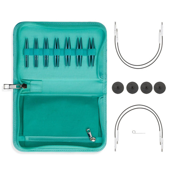 

Stellar Mini Juego de Agujas Circulares Intercambiables - Emerald - Hobbii
1