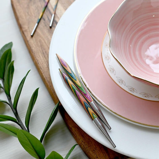 

Agujas circulares intercambiables de abedul Symfoni - KnitPro
2