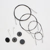 

Cable Thin & Flex Swivel - Black - KnitPro
1