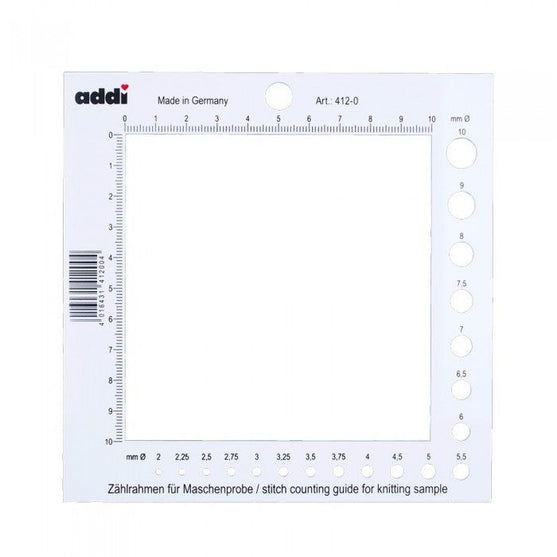 

Marco para muestras con calibre - addi
1