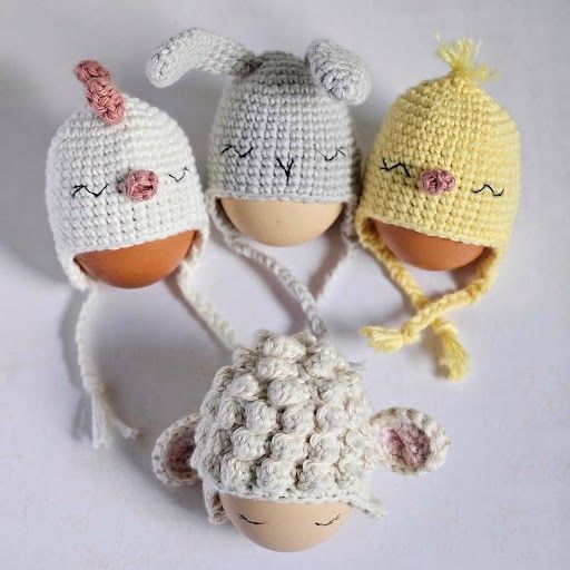 Gorritos para huevos - Decoración de Pascua