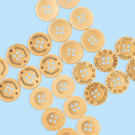 

Botones de madera – 21 mm - Hobbii
3